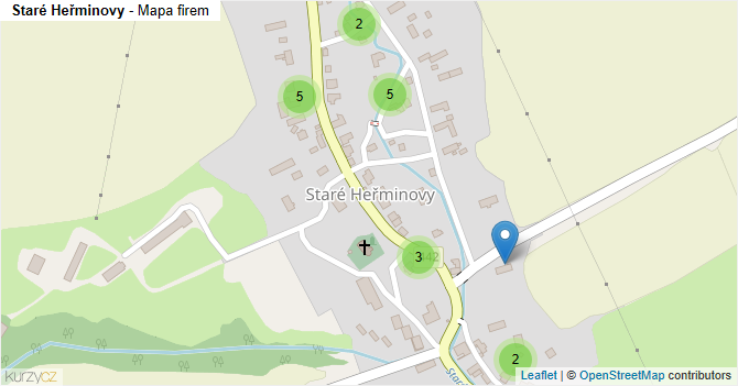 Staré Heřminovy - mapa firem