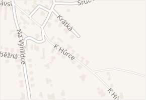 K Hůrce v obci Staré Hodějovice - mapa ulice