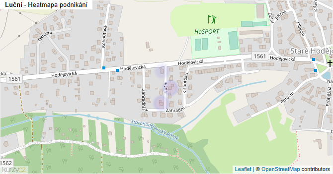 Luční - mapa podnikání