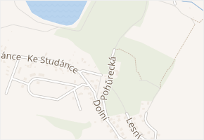 Pod Lomem v obci Staré Hodějovice - mapa ulice