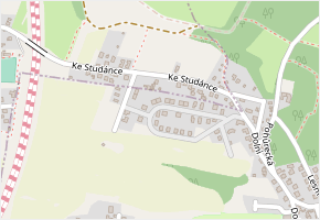 Pod Poustevníkem v obci Staré Hodějovice - mapa ulice