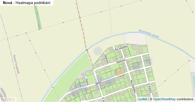 Nová - mapa podnikání