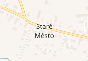 Staré Město v obci Staré Město - mapa části obce