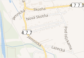 Pod Křížovou v obci Staré Město - mapa ulice