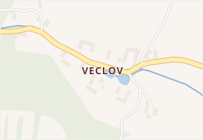 Veclov v obci Staré Město pod Landštejnem - mapa části obce