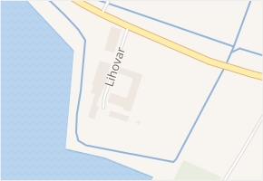 Lihovar v obci Staré Ždánice - mapa ulice