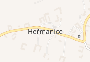 Heřmanice v obci Starý Jičín - mapa části obce