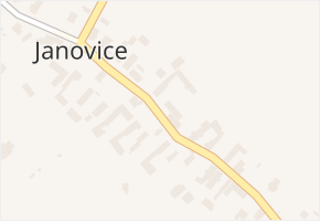 Janovice v obci Starý Jičín - mapa části obce