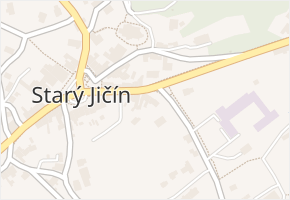 Starý Jičín v obci Starý Jičín - mapa části obce