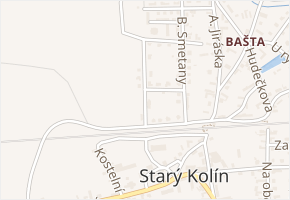 A. Dvořáka v obci Starý Kolín - mapa ulice