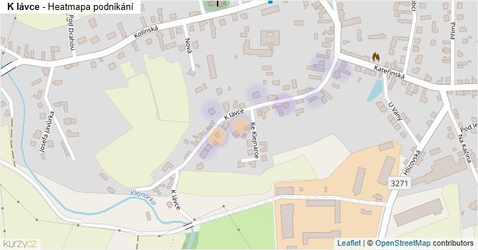 K lávce - mapa podnikání