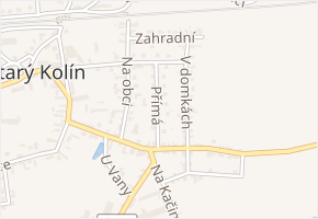 Přímá v obci Starý Kolín - mapa ulice