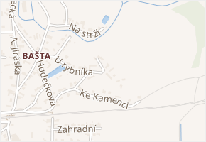 V koutě v obci Starý Kolín - mapa ulice