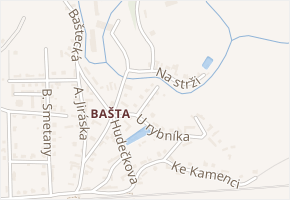 Za Baštou v obci Starý Kolín - mapa ulice