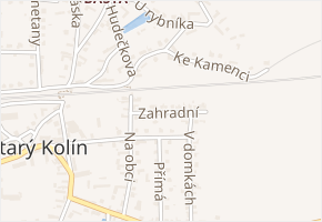 Zahradní v obci Starý Kolín - mapa ulice