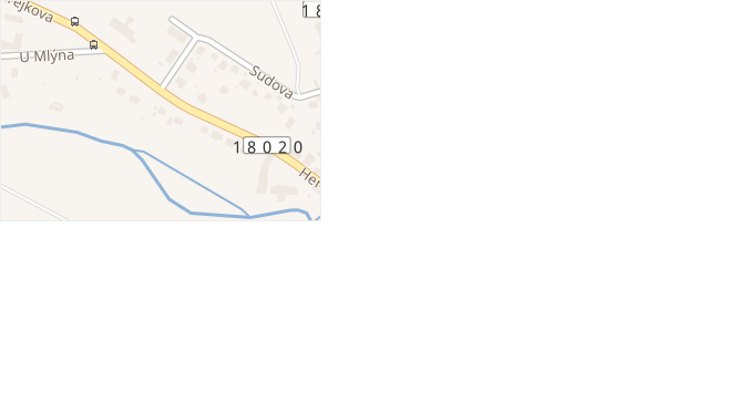 Herejkova v obci Starý Plzenec - mapa ulice