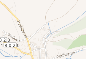 Hollmanova v obci Starý Plzenec - mapa ulice