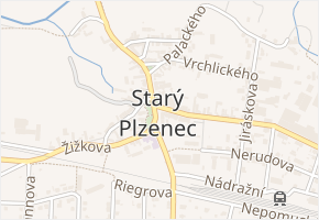 Jabloňová v obci Starý Plzenec - mapa ulice