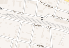 Nepomucká v obci Starý Plzenec - mapa ulice
