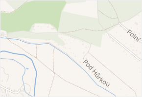 Pod Hůrkou v obci Starý Plzenec - mapa ulice