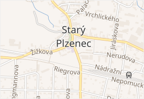 Školní v obci Starý Plzenec - mapa ulice