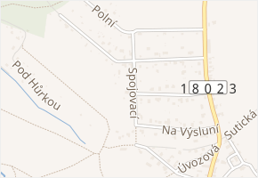Spojovací v obci Starý Plzenec - mapa ulice