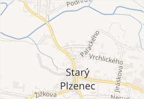 Svatopluka Čecha v obci Starý Plzenec - mapa ulice