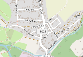 Tymákovská v obci Starý Plzenec - mapa ulice