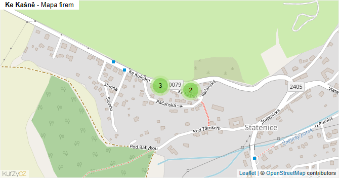 Ke Kašně - mapa firem