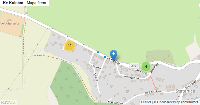 Ke Kulnám - mapa firem