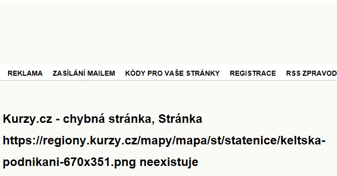 Keltská - mapa podnikání
