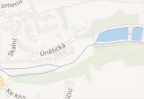 U Rybníka v obci Statenice - mapa ulice