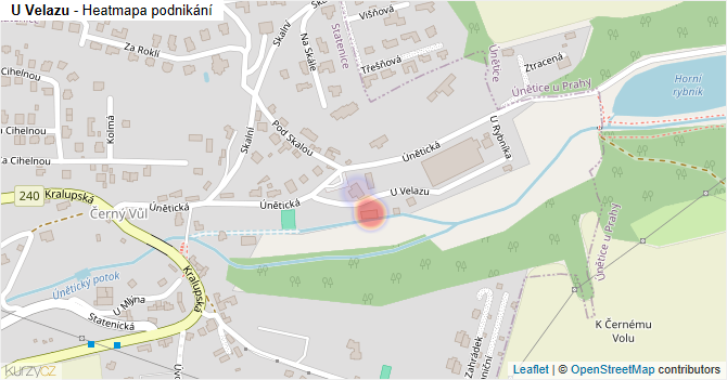 U Velazu - mapa podnikání