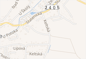 Za Kovárnou v obci Statenice - mapa ulice