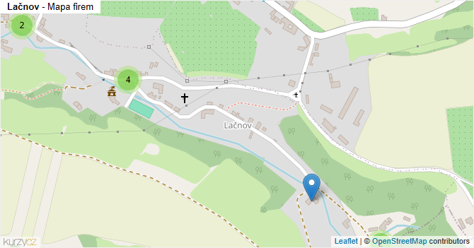 Lačnov - mapa firem
