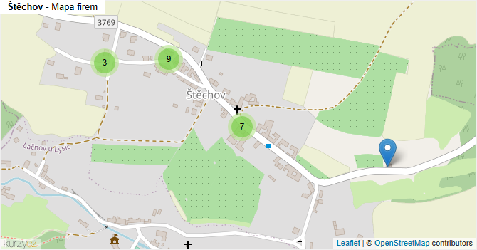 Štěchov - mapa firem