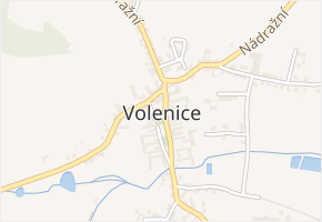 Zadní konce v obci Štěchovice - mapa ulice