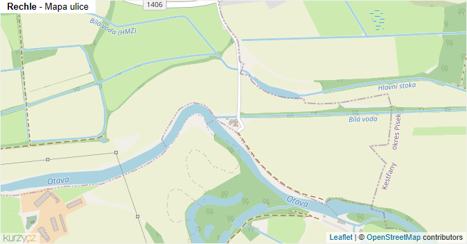 Rechle - mapa ulice