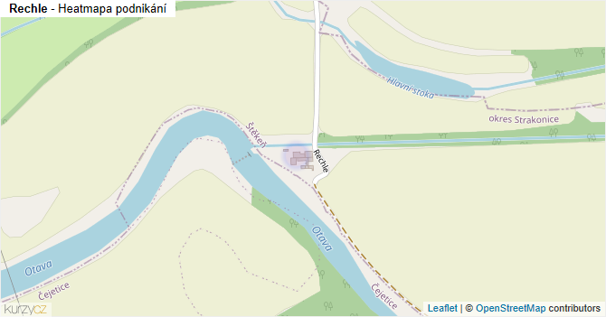 Rechle - mapa podnikání