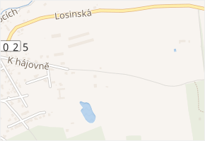 K hájovně v obci Štěnovice - mapa ulice