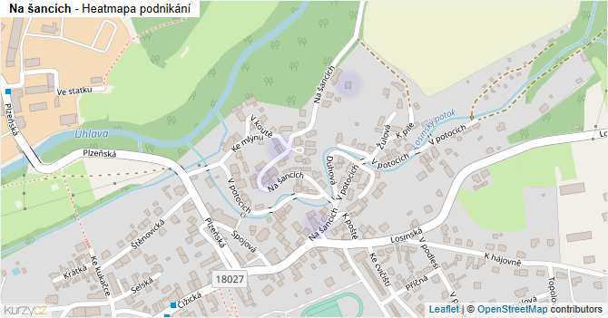Na šancích - mapa podnikání