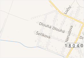 Slunečná v obci Štěnovice - mapa ulice