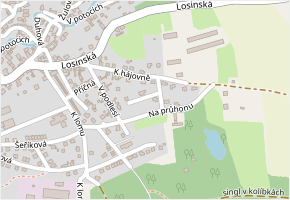 Topolová v obci Štěnovice - mapa ulice