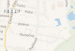 Třešňová v obci Štěnovice - mapa ulice