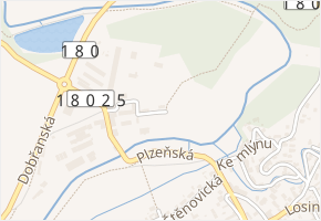 Ve statku v obci Štěnovice - mapa ulice