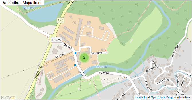Ve statku - mapa firem