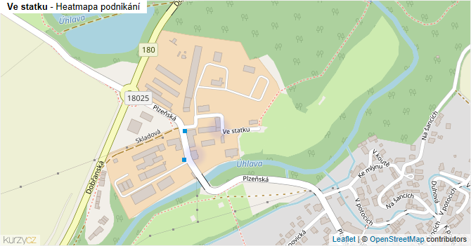 Ve statku - mapa podnikání