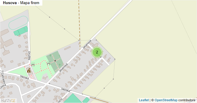 Husova - mapa firem