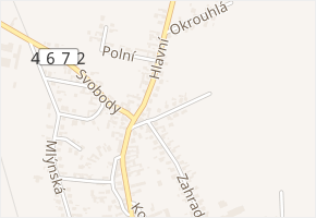 Na Kopečku v obci Štěpánkovice - mapa ulice