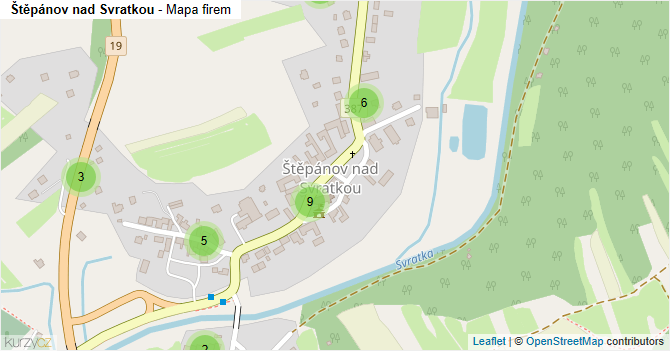 Štěpánov nad Svratkou - mapa firem